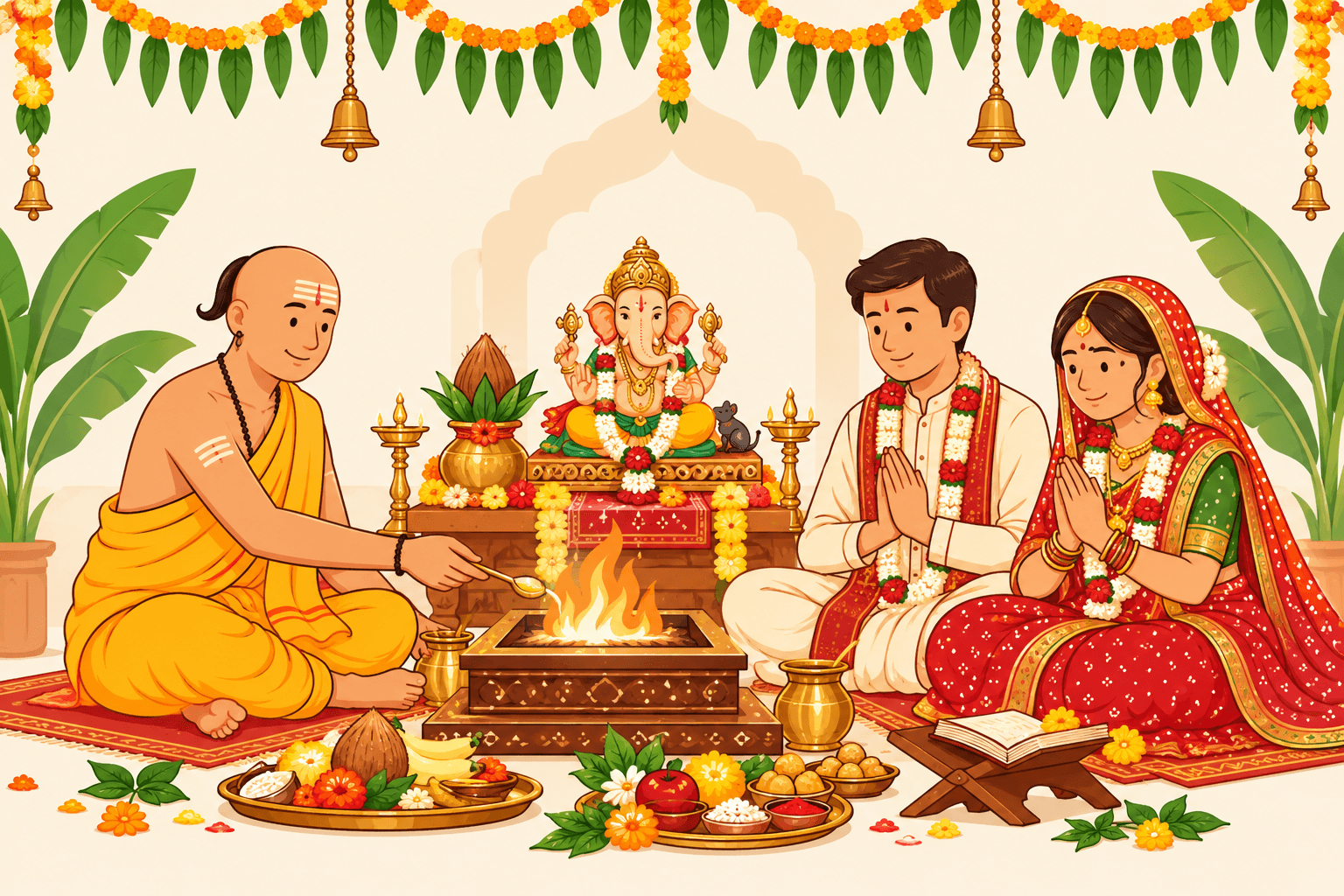 Lagna Grah Shanti & Ganesh Staphana Yagna — Book a verified pandit in Bangalore and Gujarat
