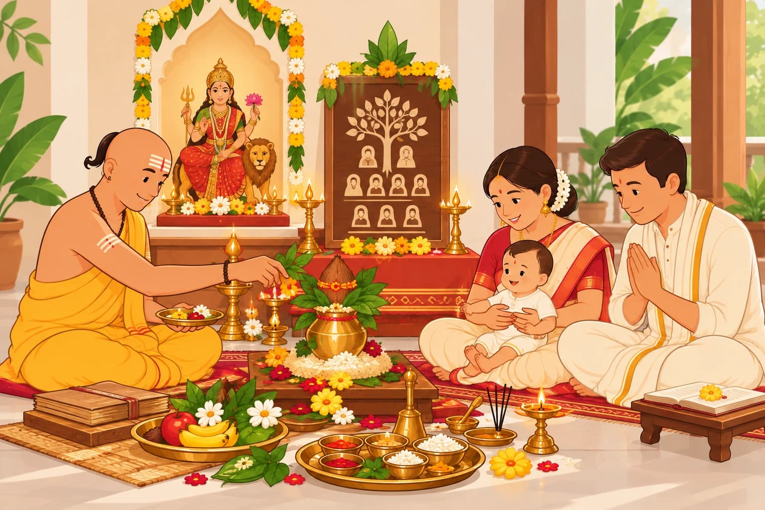 Gotrija Sthapana & Kuldevi Matruka Pujan — Book a verified pandit in Bangalore and Gujarat