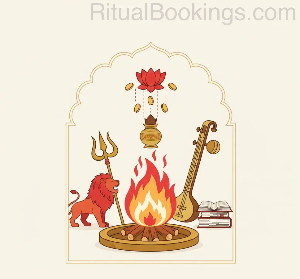 Durga Lakshmi Saraswati Homa — Book a verified pandit in Bangalore