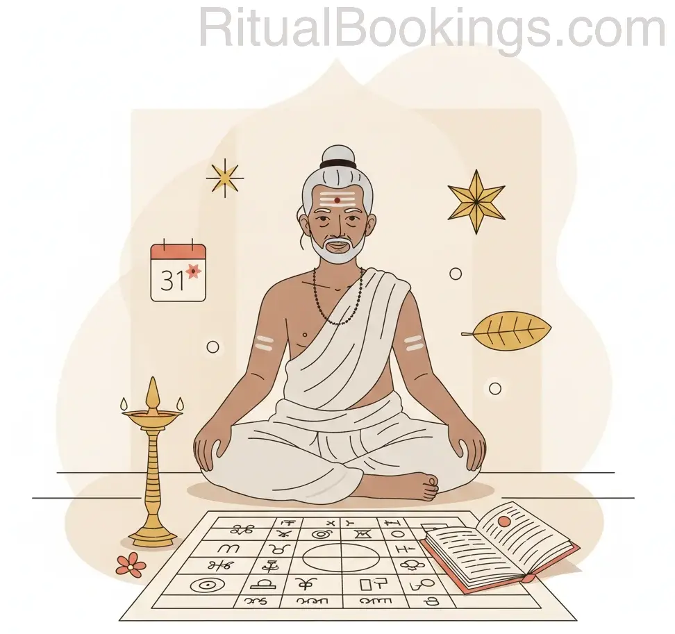 Fix Your Muhurtham Date — Book a verified pandit in Bangalore