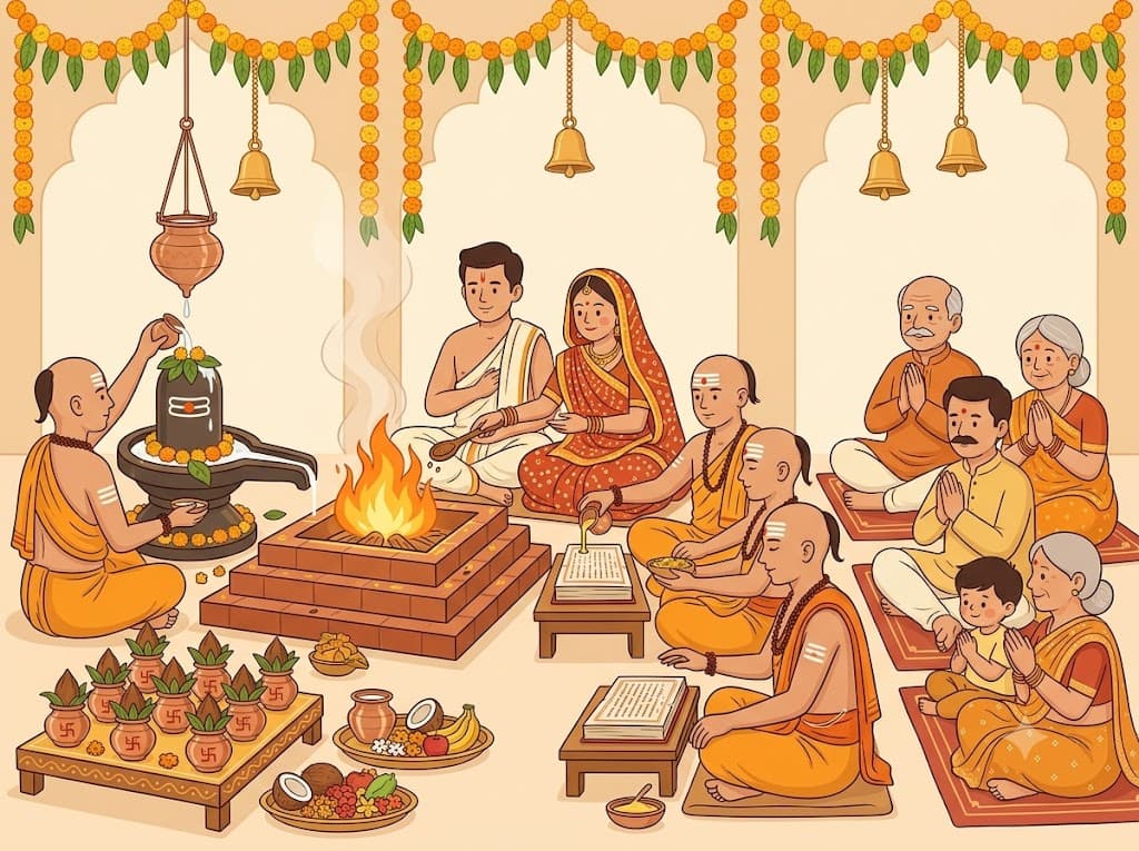 Laghu Rudra Yagna & Rudri Path — Book a verified pandit in Bangalore and Gujarat