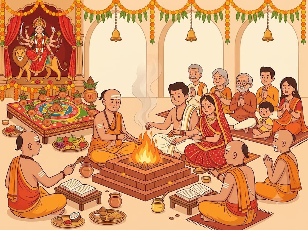 Sampoorna Navchandi Yagna & Havan — Book a verified pandit in Bangalore and Gujarat